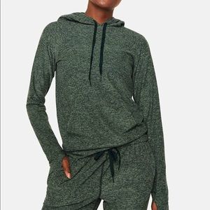 Outdoor Voices Cloudknit Hunter Green Sweatsuit